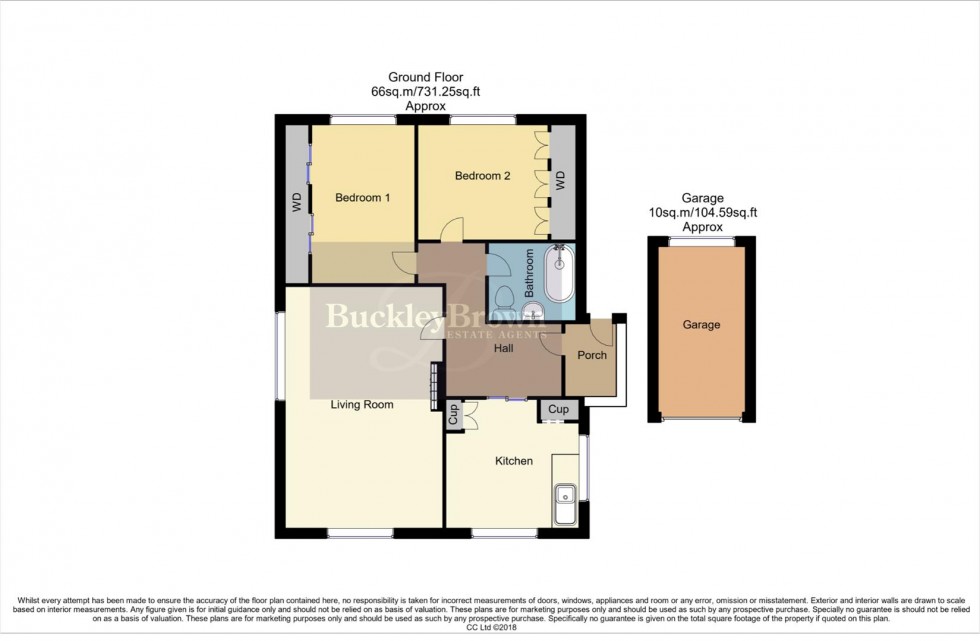 Floorplan for Woodhall Gardens, Mansfield