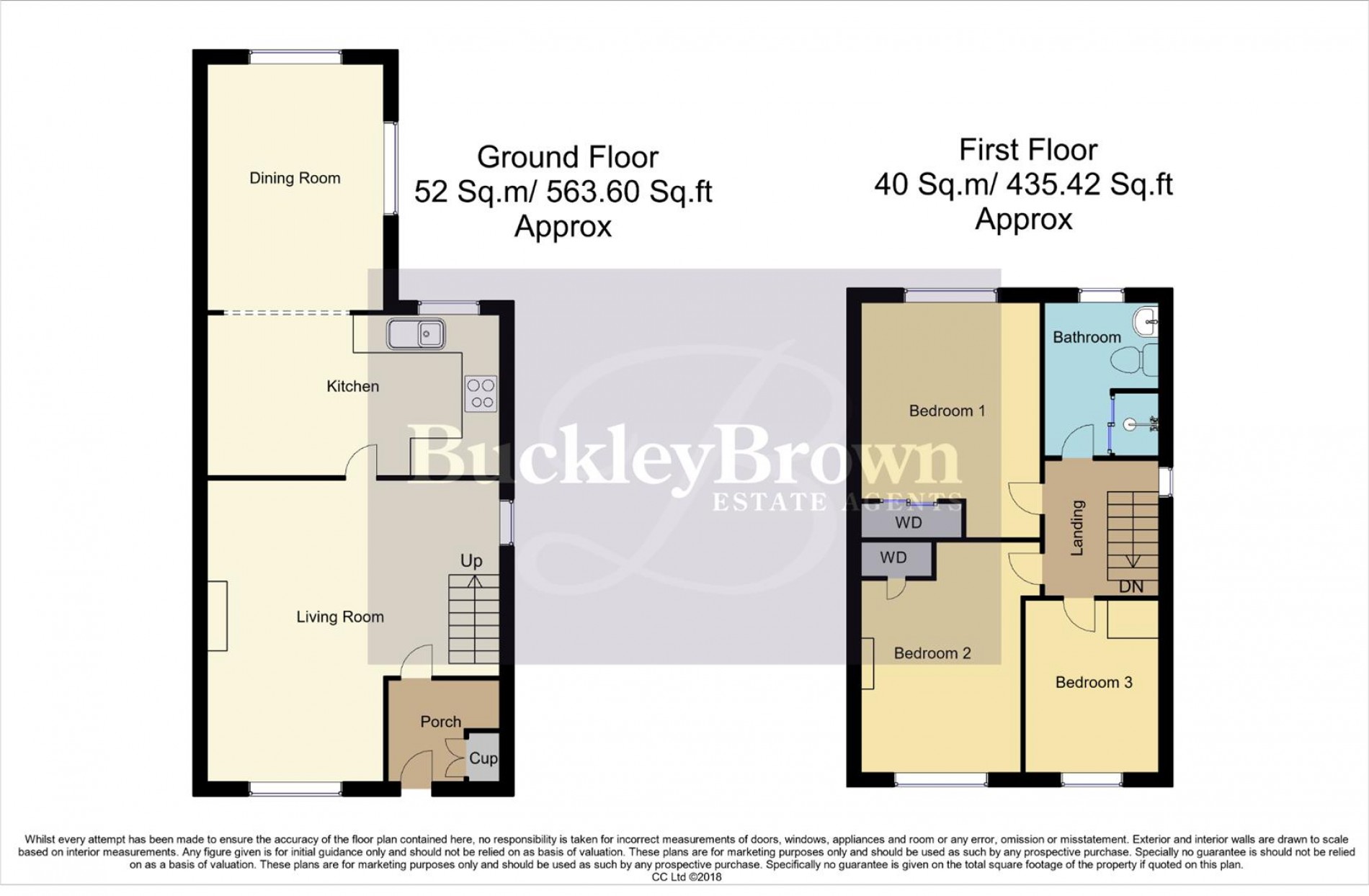 Floorplan for Saville Way, Warsop, Mansfield