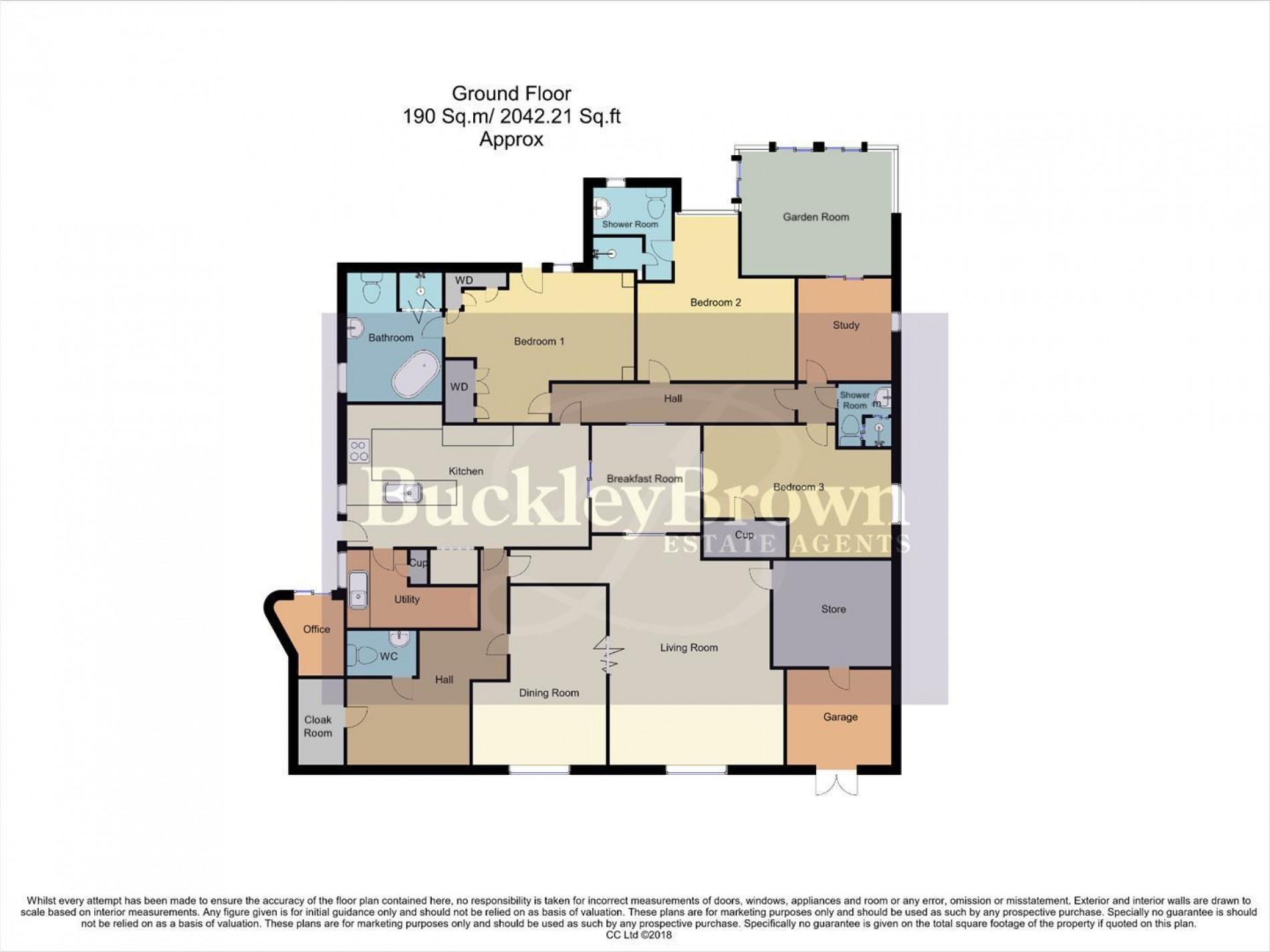 Floorplan for Milton Drive, Ravenshead, Nottingham