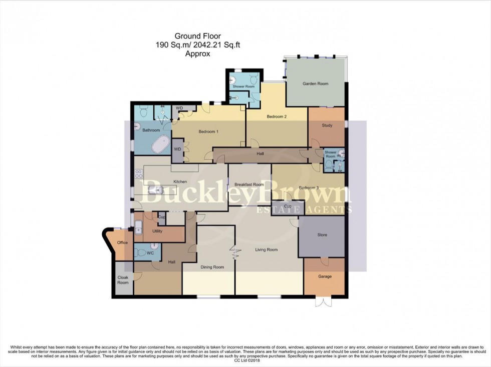 Floorplan for Milton Drive, Ravenshead, Nottingham