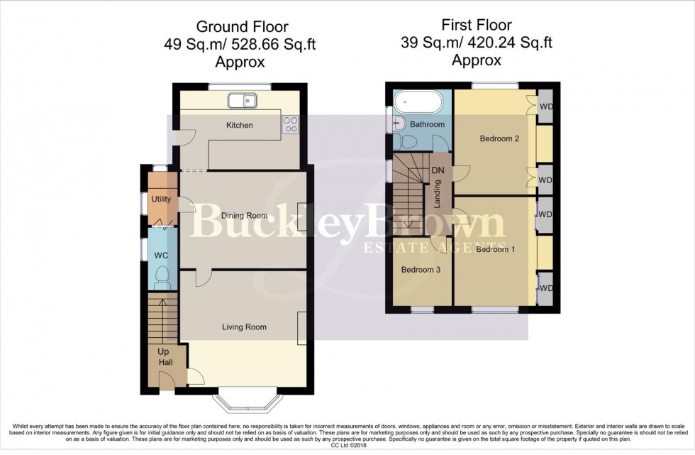 Floorplan for Balmoral Drive, Mansfield