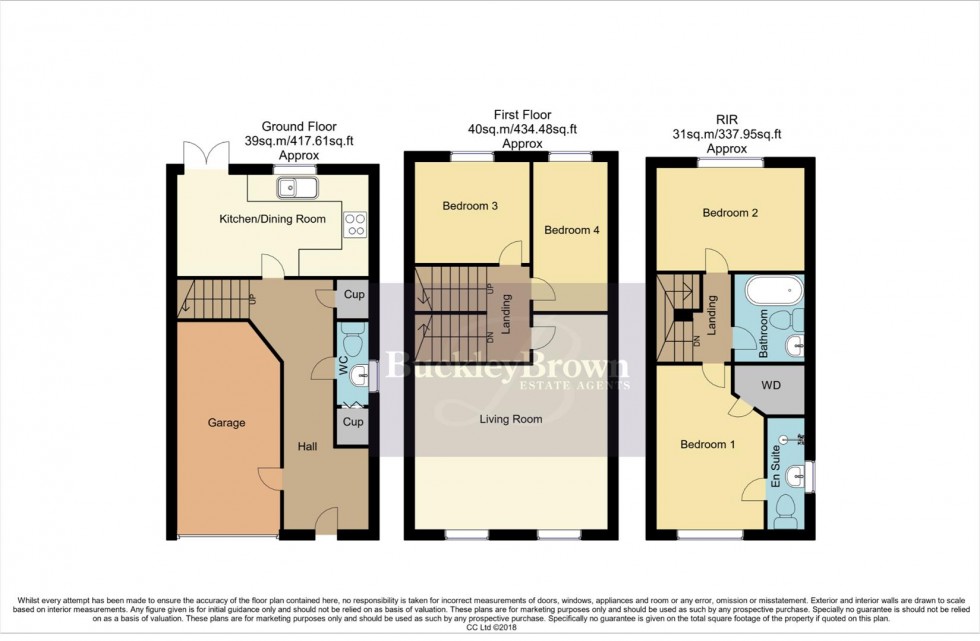 Floorplan for Saffron Street, Forest Town, Mansfield