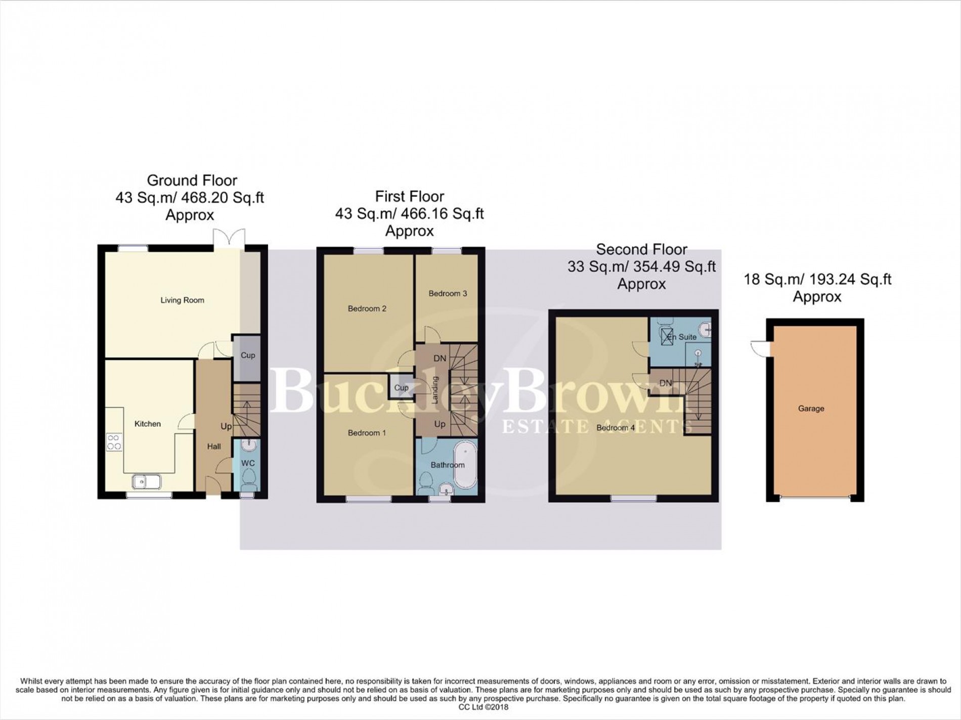 Floorplan for Coral Crescent, Warsop, Mansfield