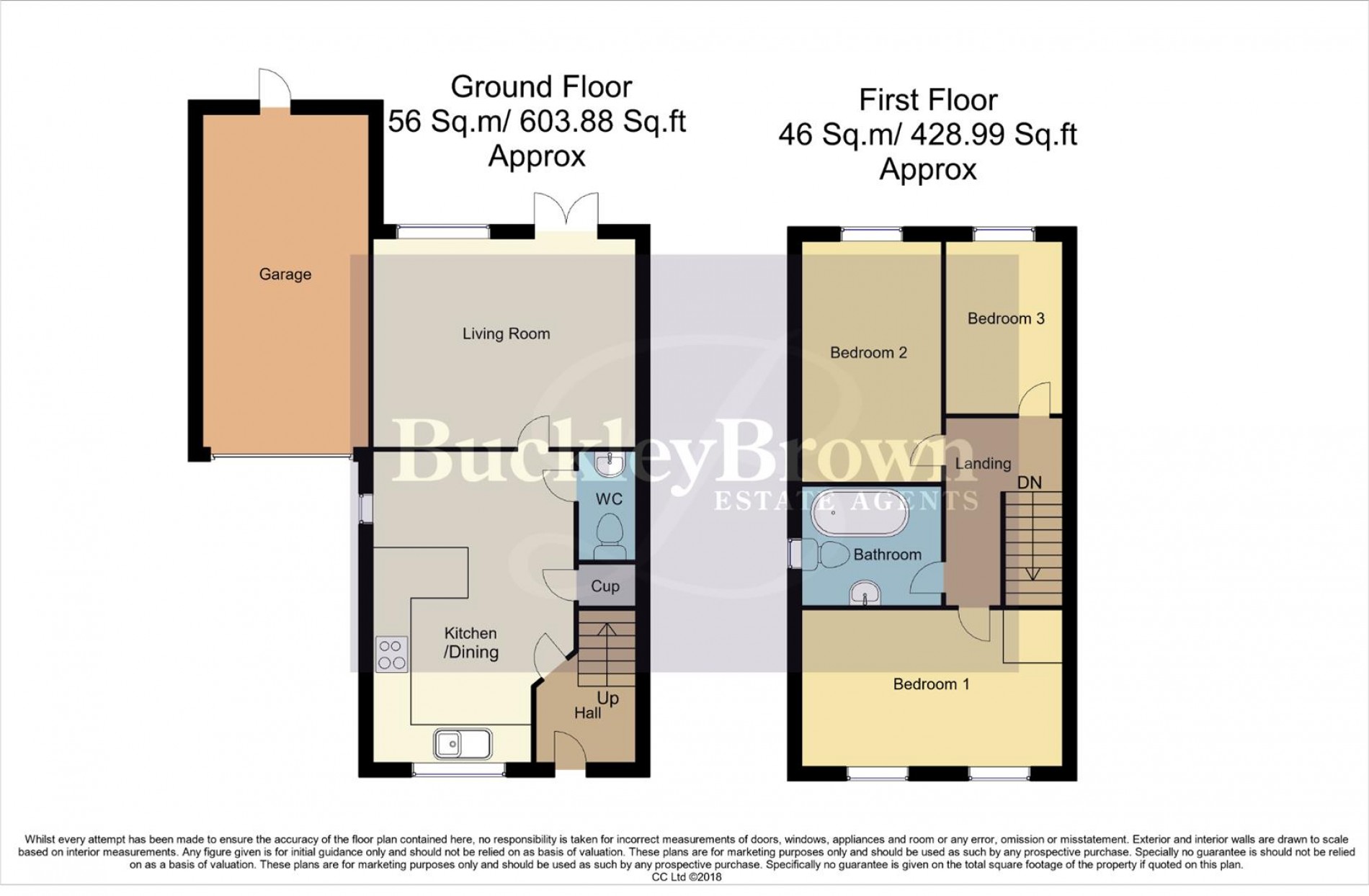 Floorplan for Colliers Way, Holmewood, Chesterfield