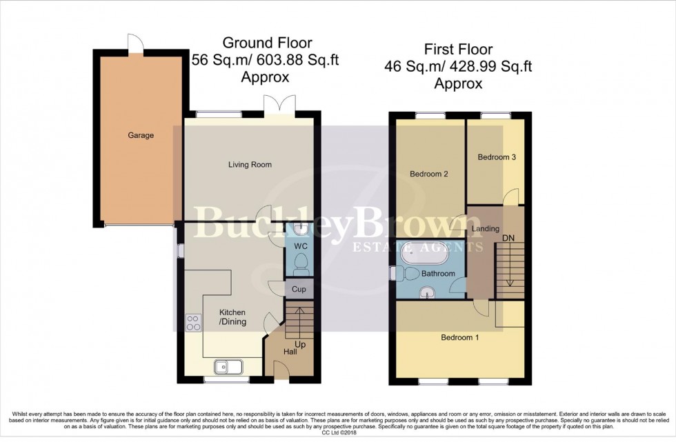 Floorplan for Colliers Way, Holmewood, Chesterfield