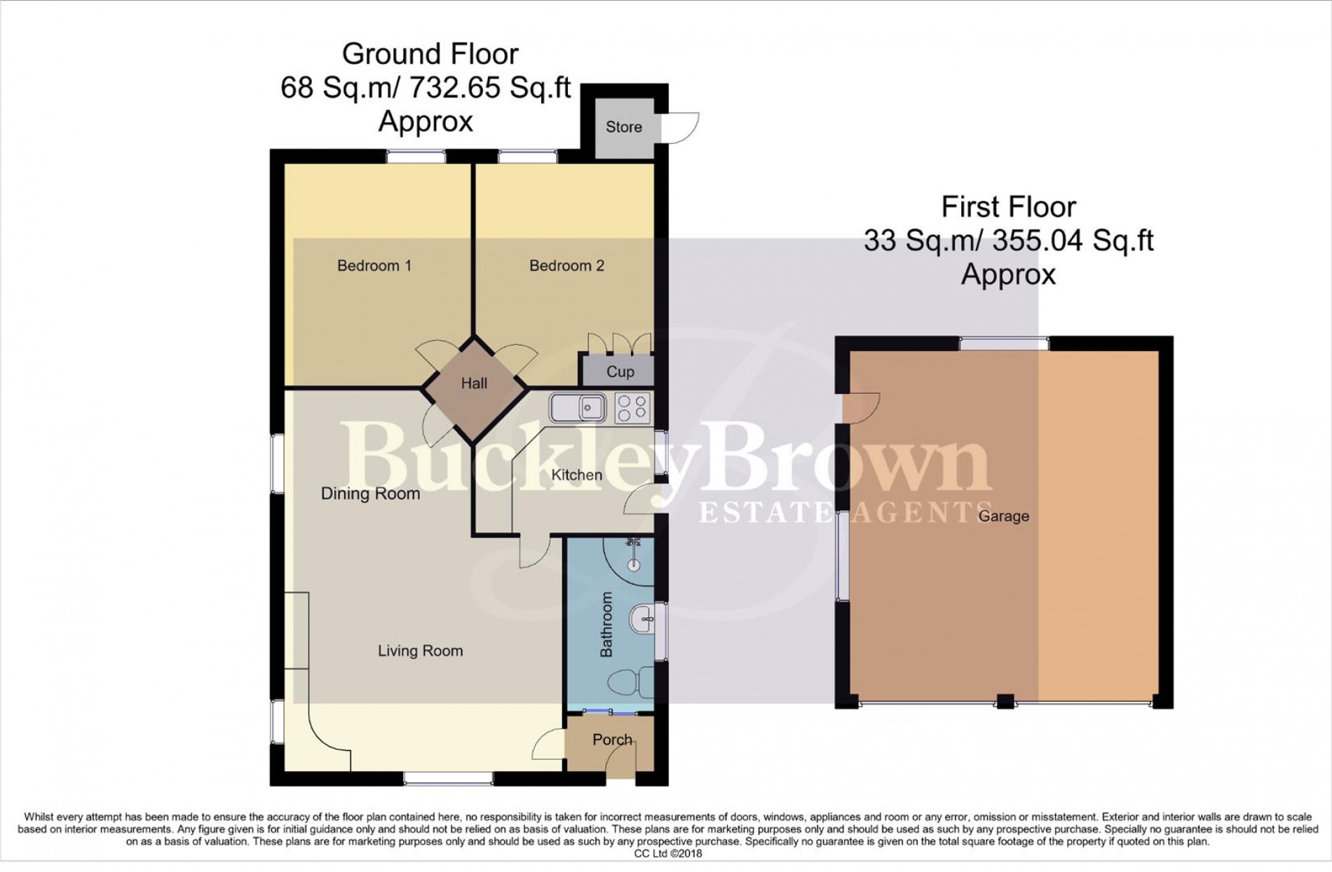 Floorplan for Rowthorne Lane, Glapwell, Chesterfield