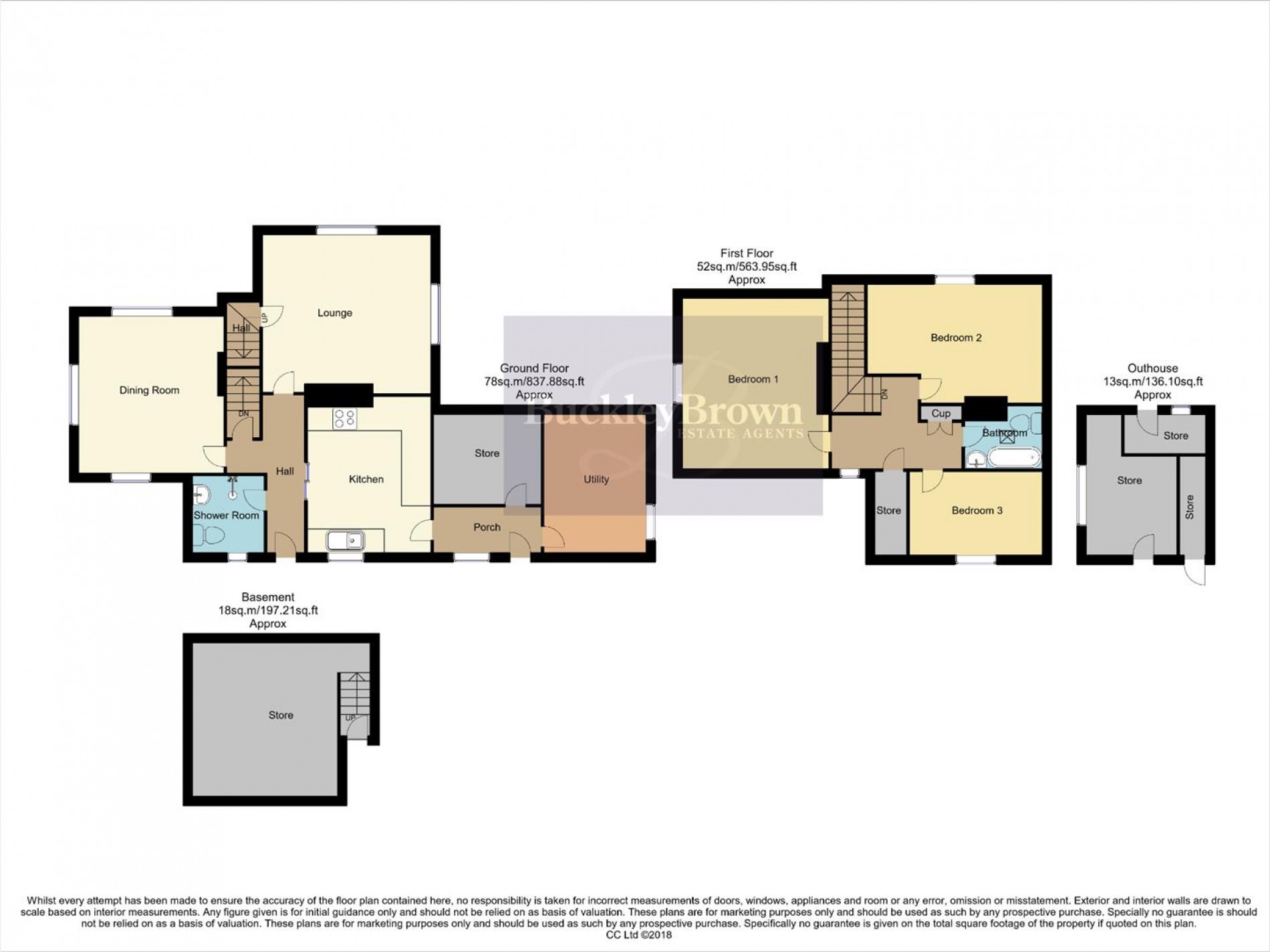 Floorplan for Mansfield Road, Creswell, Worksop