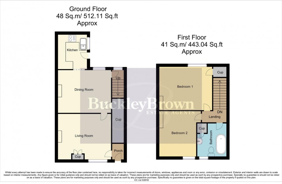 Floorplan for French Terrace, Langwith, Mansfield