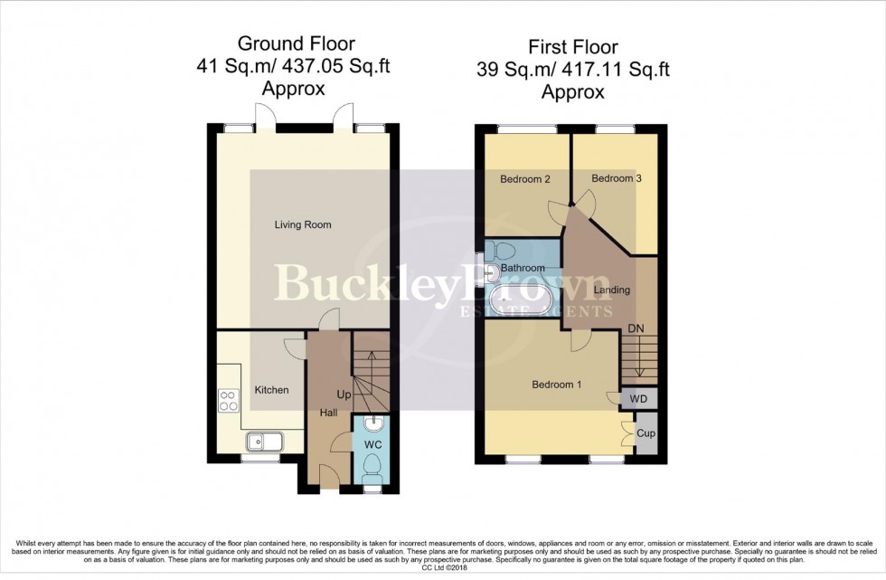Floorplan for Amethyst Gardens, Mansfield
