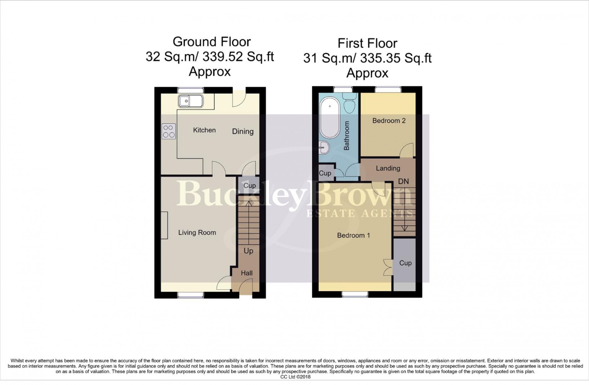 Floorplan for Dunwoody Close, Mansfield