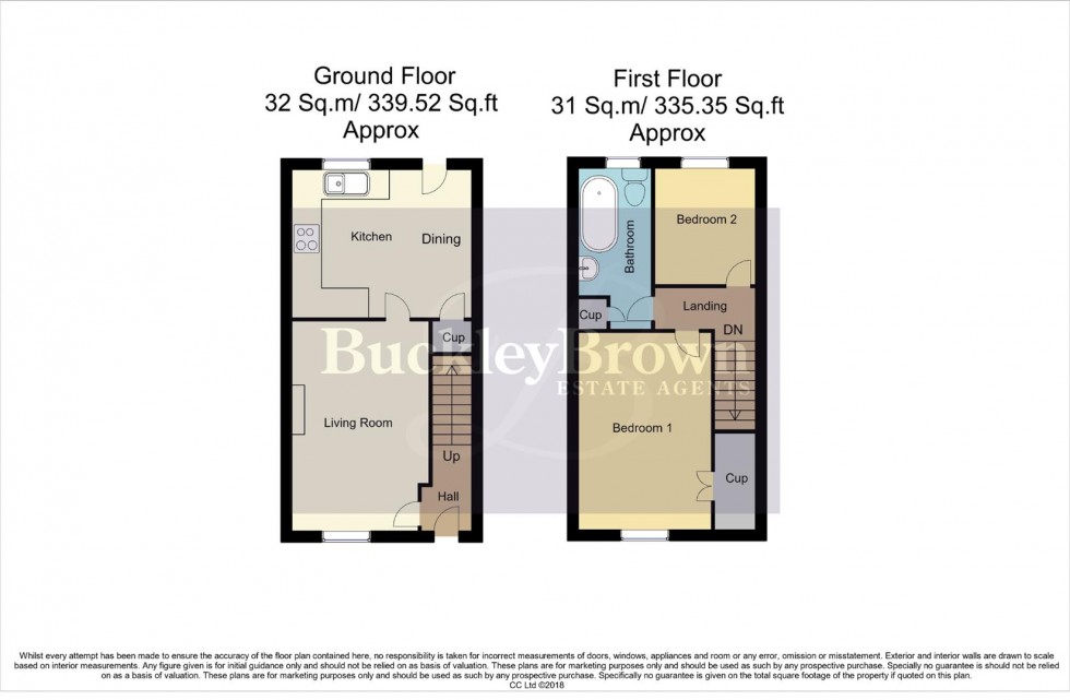 Floorplan for Dunwoody Close, Mansfield