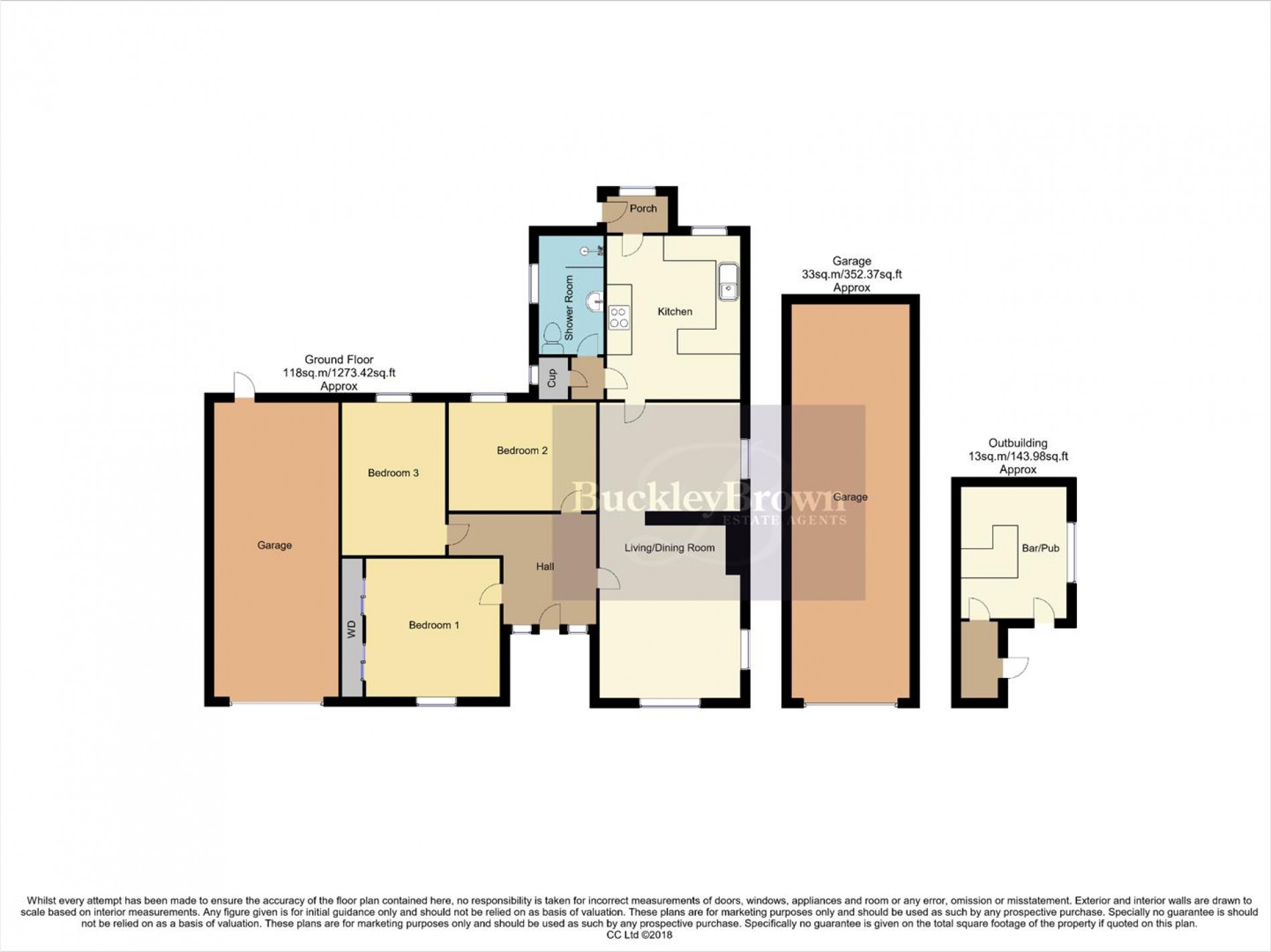 Floorplan for Ringwood Road, Brimington, Chesterfield