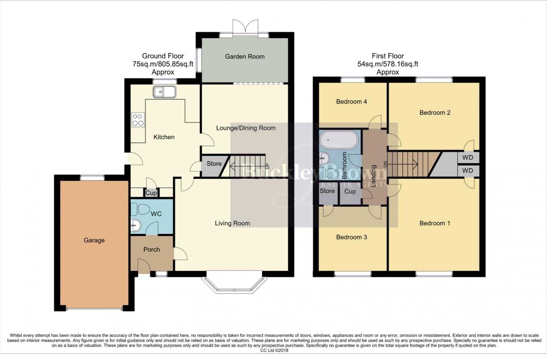 Floorplan for Elm Close, Bolsover, Chesterfield