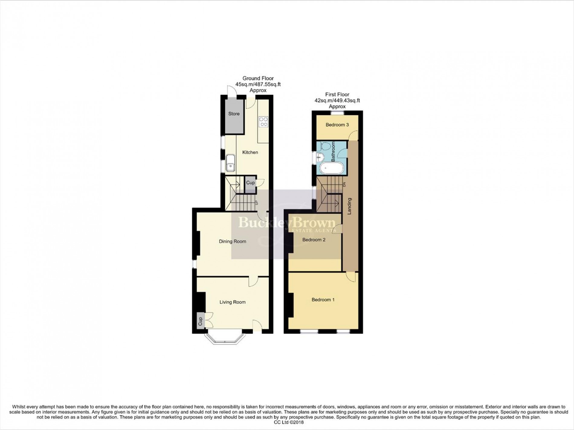 Floorplan for Yorke Street, Mansfield Woodhouse, Mansfield