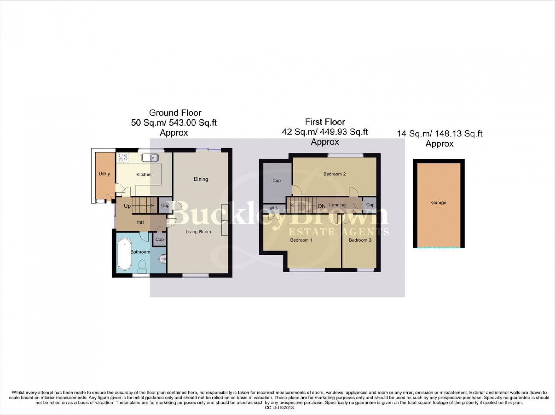 Floorplan for The Close, Langwith Junction, Mansfield