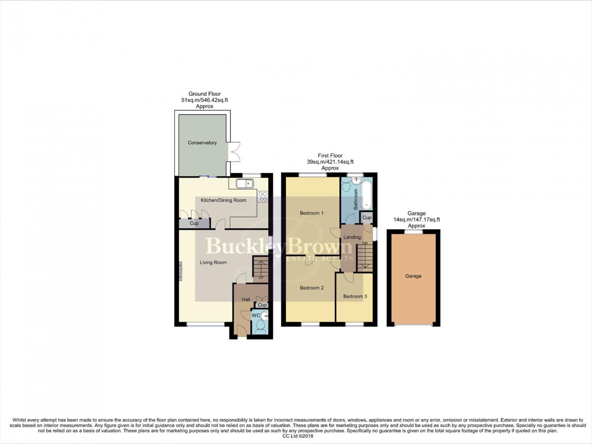Floorplan for Cumberland Avenue, Warsop, Mansfield