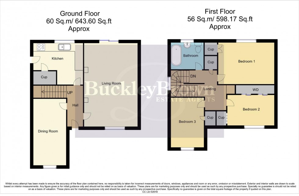 Floorplan for Cavendish Avenue, Edwinstowe, Mansfield
