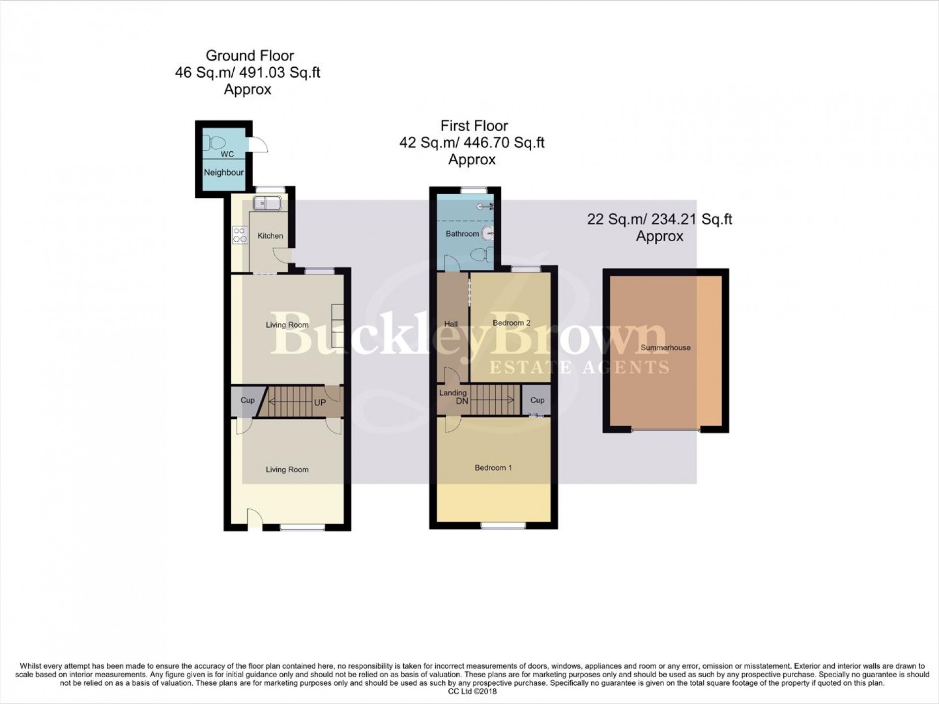 Floorplan for Victoria Avenue, Staveley, Chesterfield