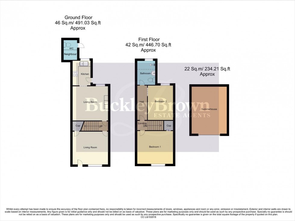 Floorplan for Victoria Avenue, Staveley, Chesterfield