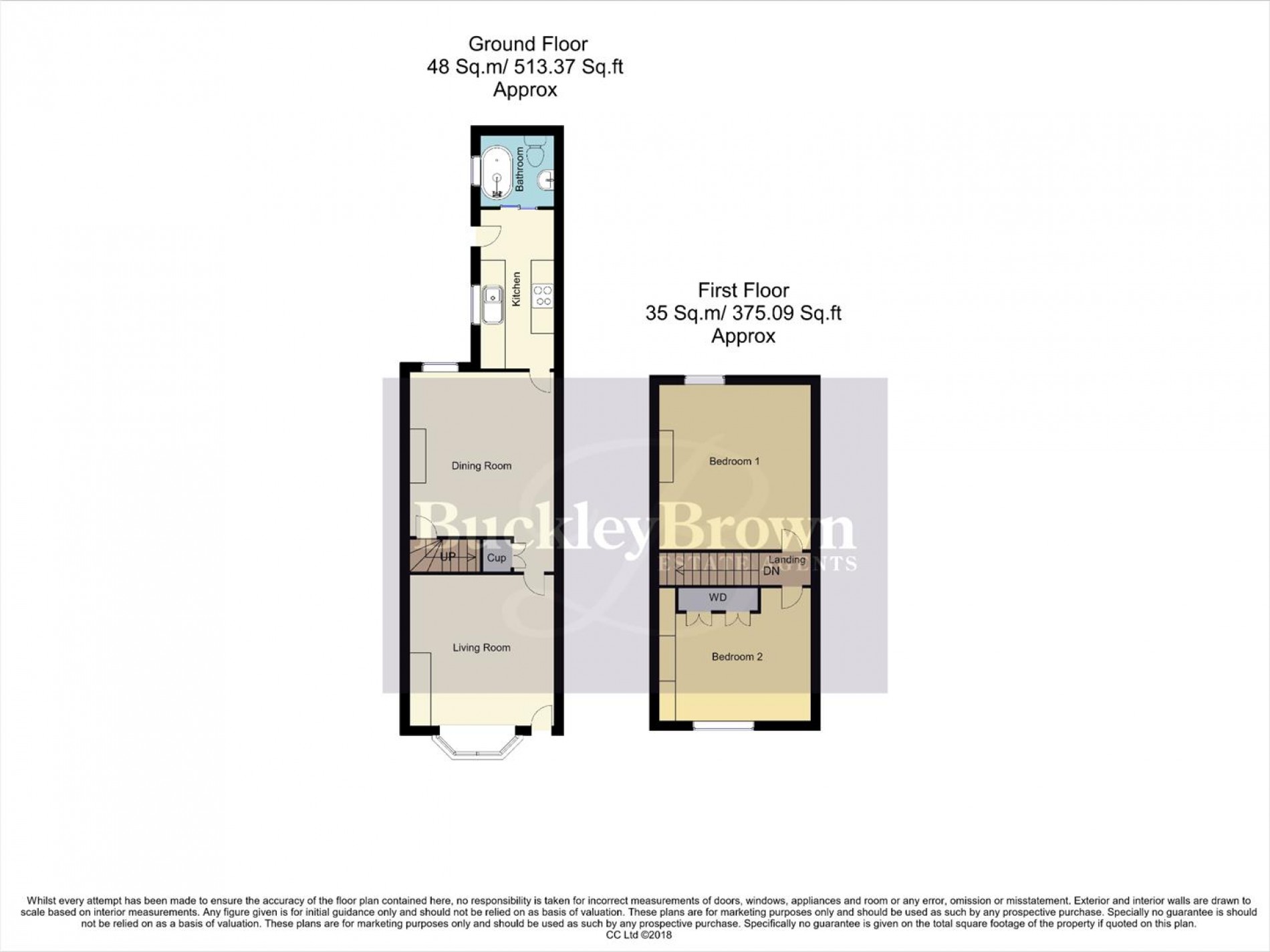 Floorplan for Howard Road, Mansfield