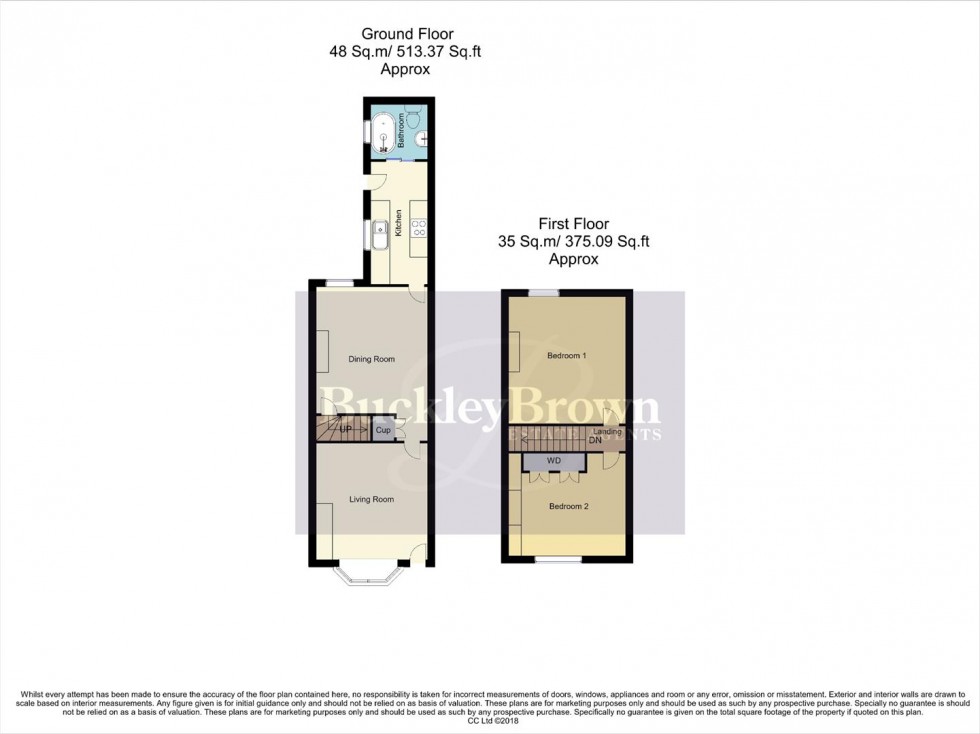 Floorplan for Howard Road, Mansfield