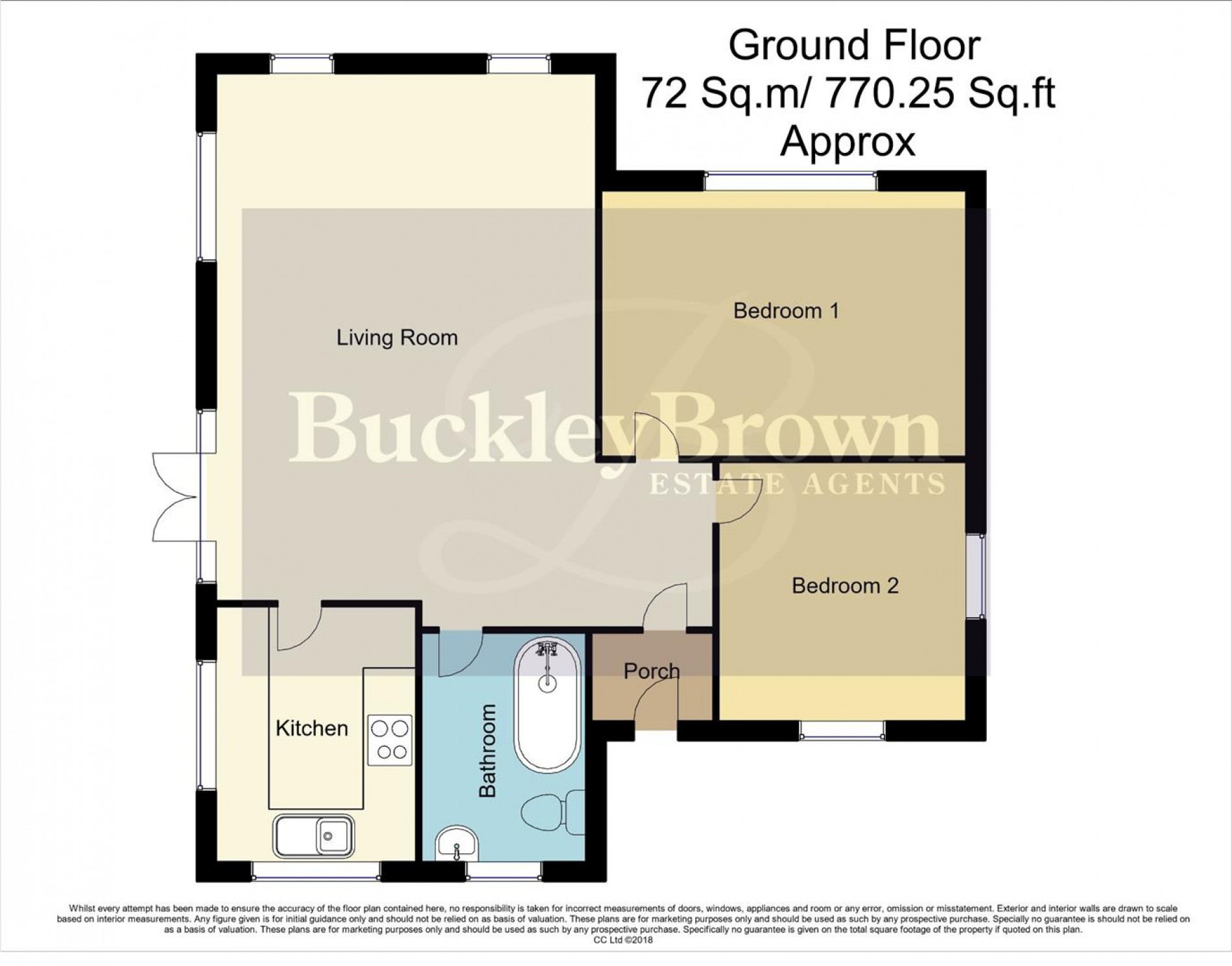 Floorplan for Windmill Close, Bolsover, Chesterfield