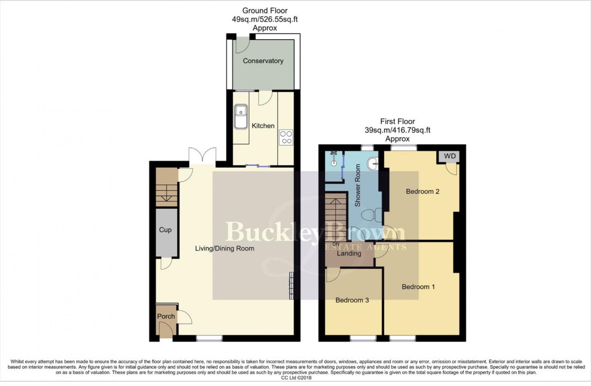 Floorplan for French Terrace, Langwith, Mansfield