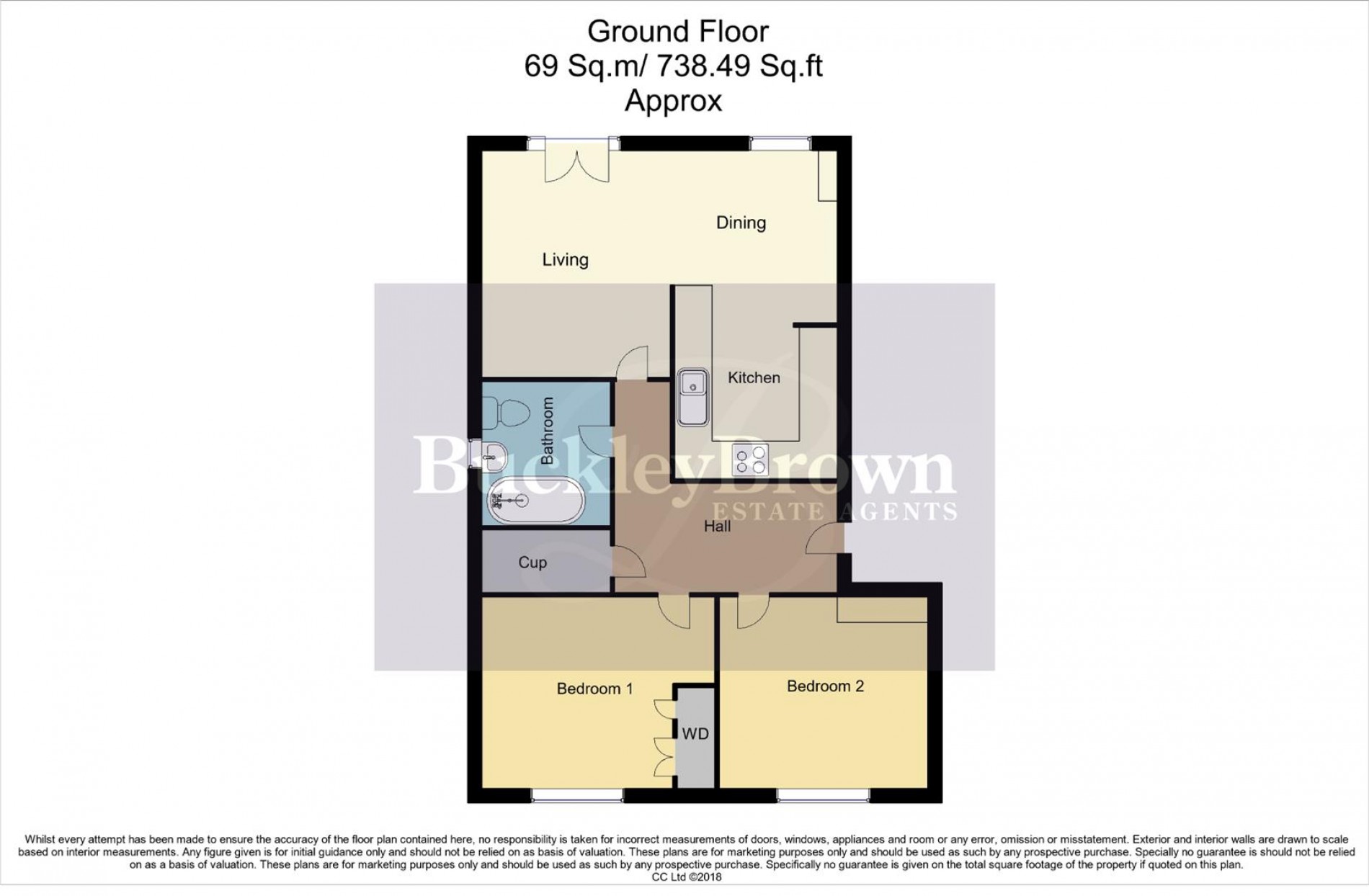 Floorplan for Forest Road, Mansfield
