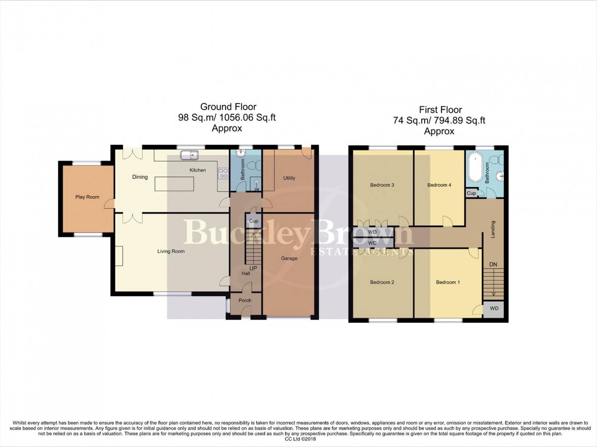 Floorplan for Denton Close, Forest Town, Mansfield