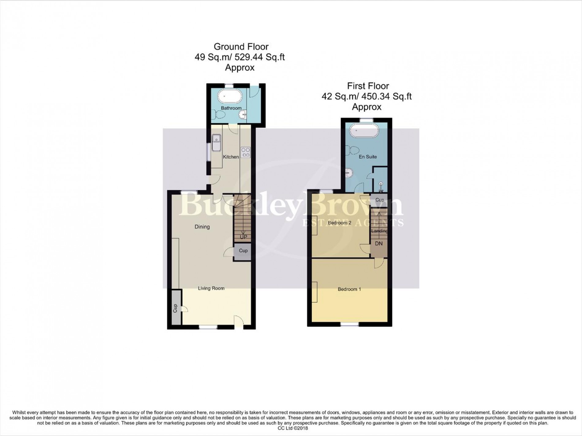 Floorplan for North Wingfield Road, Grassmoor, Chesterfield