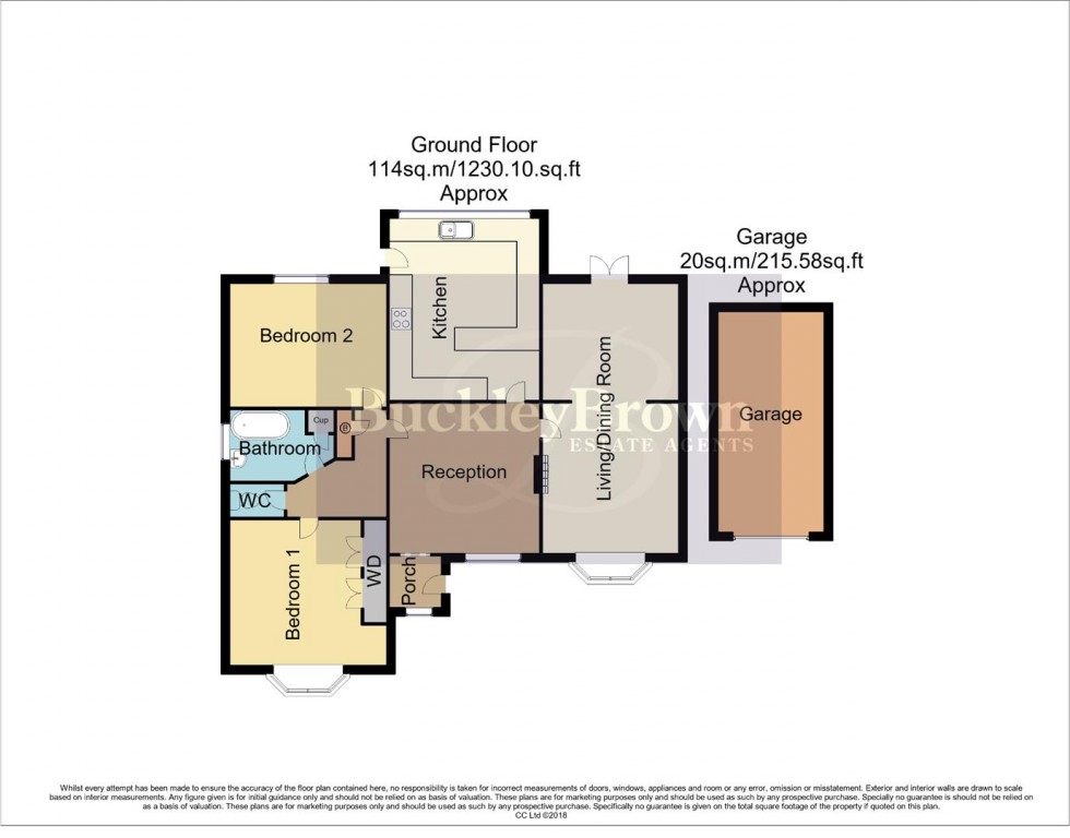 Floorplan for Ellesmere Road, Forest Town, Mansfield