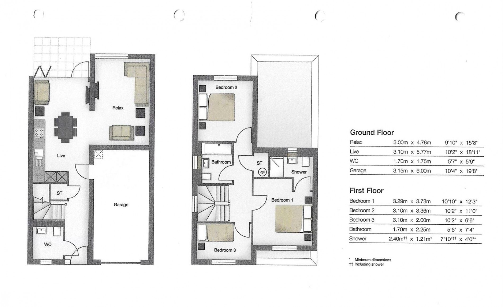 Floorplan for Harvester Way, Clowne, Chesterfield