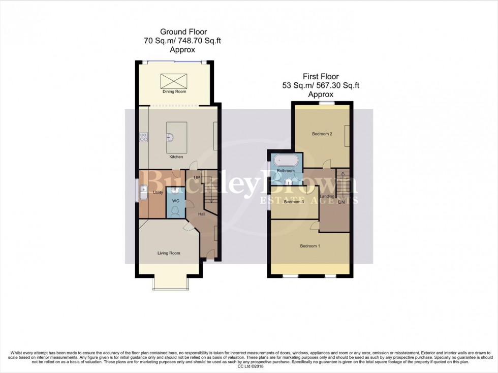 Floorplan for Woodland Grove, Mansfield Woodhouse, Mansfield