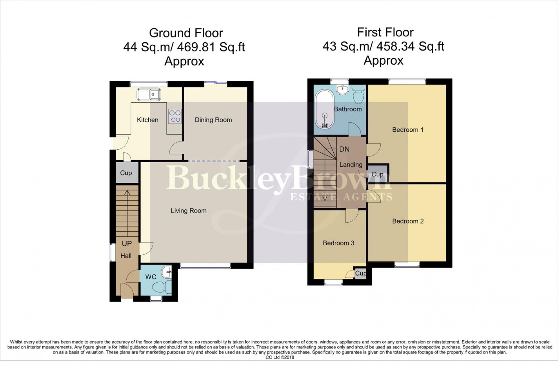 Floorplan for Kings Meadow, Rainworth, Mansfield