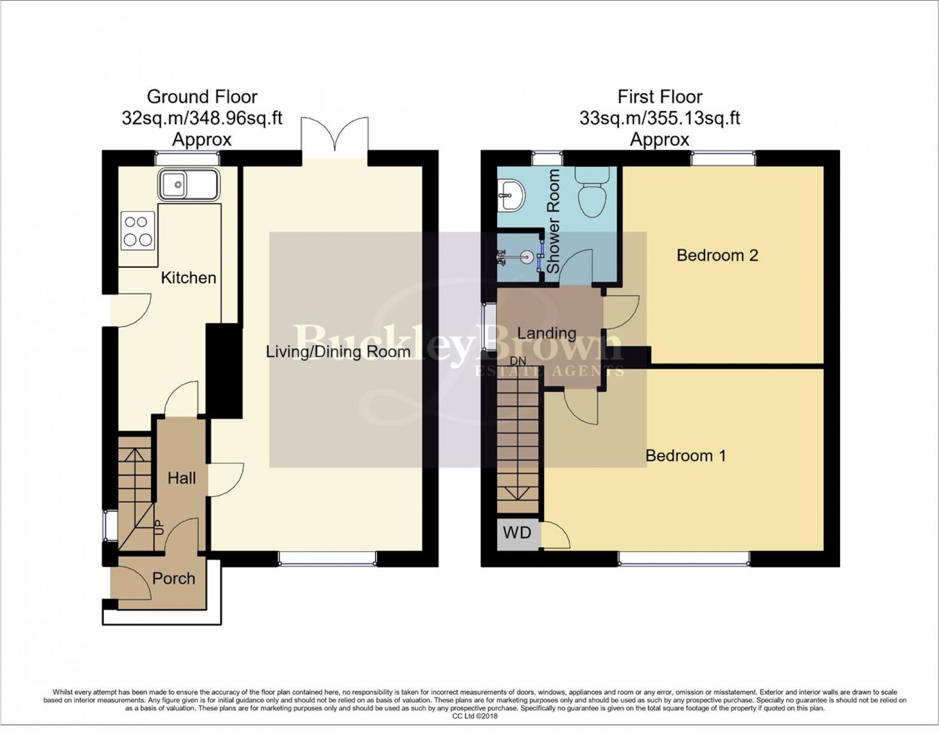 Floorplan for Newlands Drive, Forest Town, Mansfield
