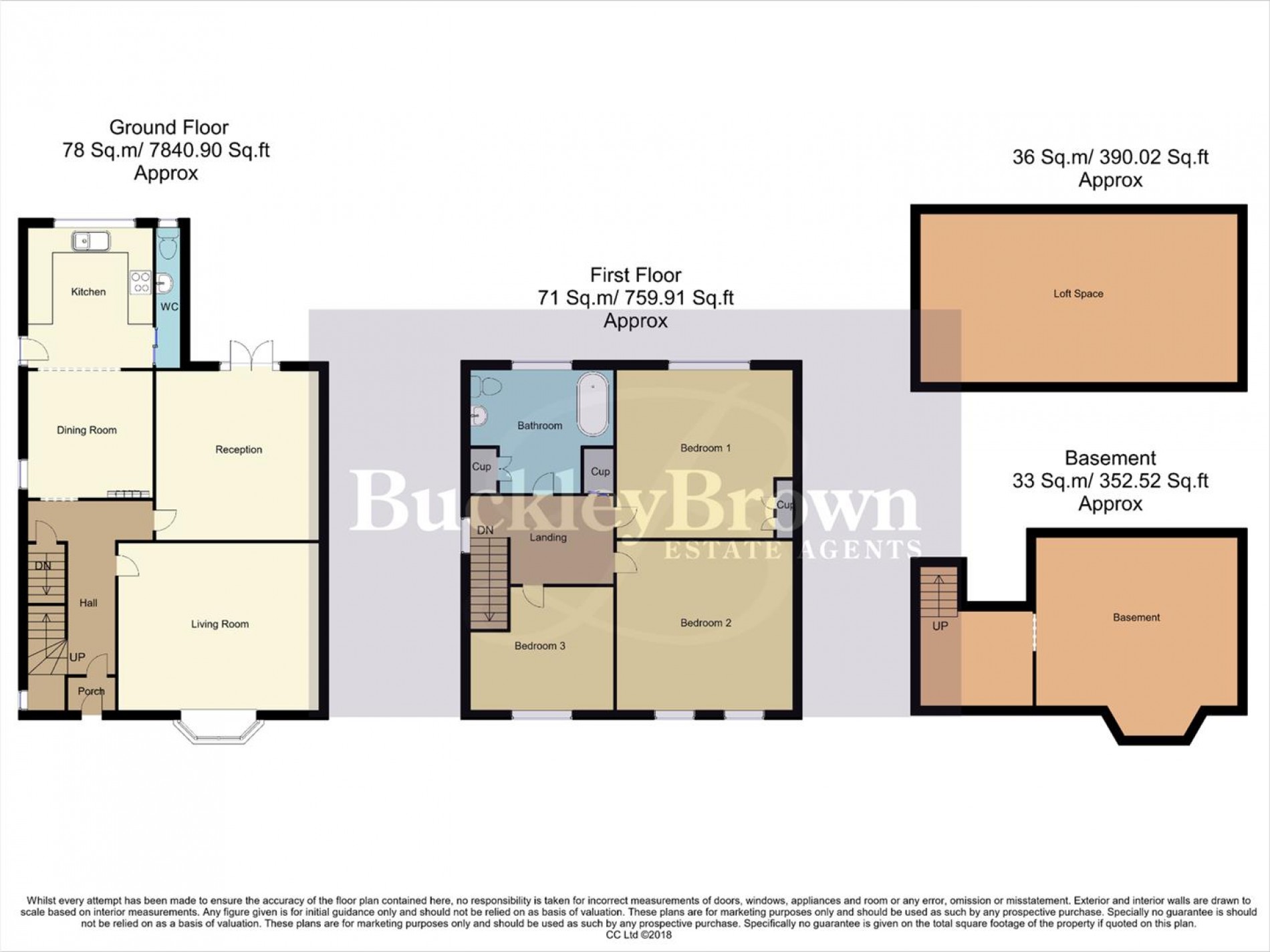 Floorplan for King Edward Avenue, Mansfield