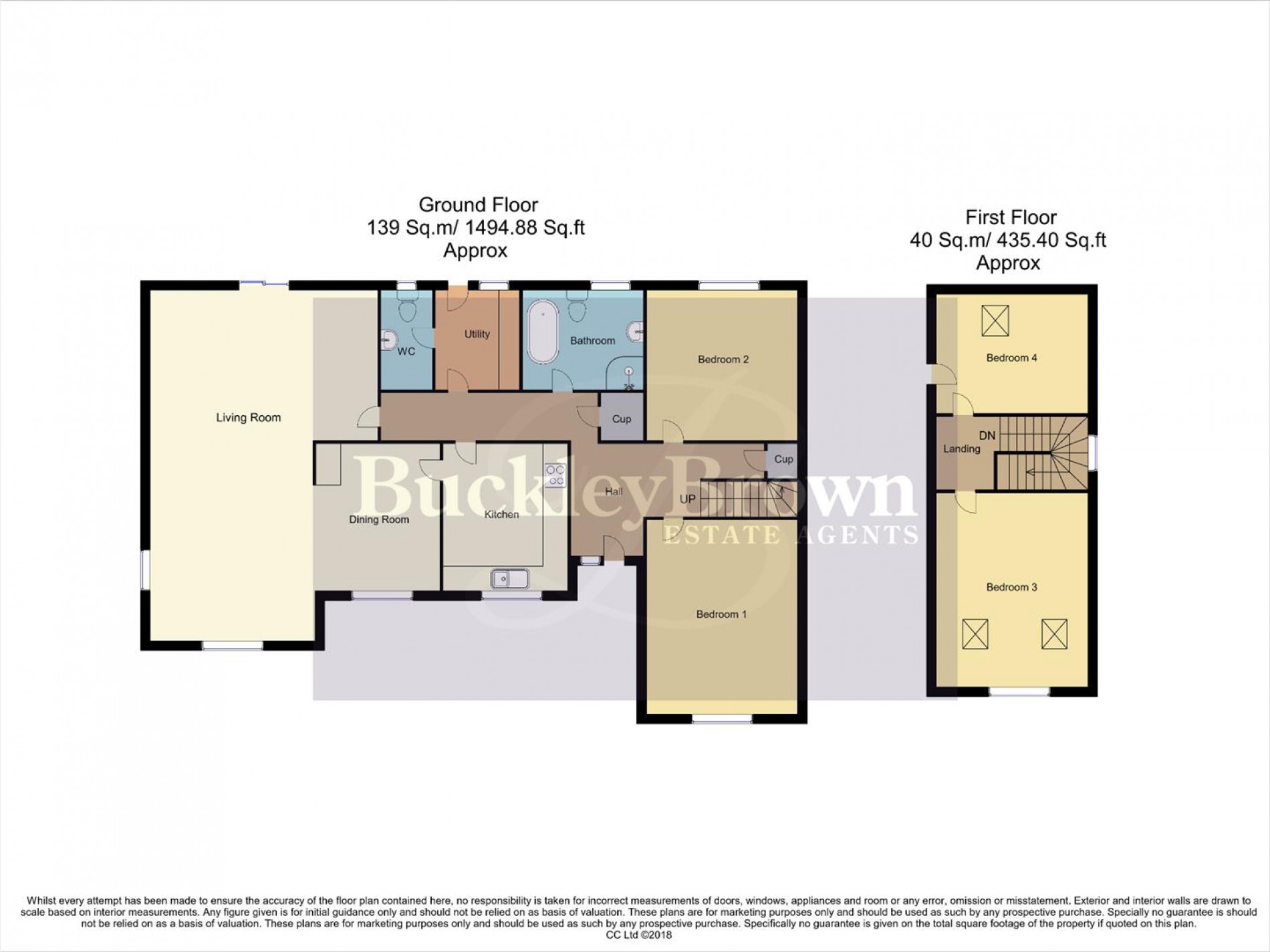 Floorplan for Rectory Road, Upper Langwith, Mansfield