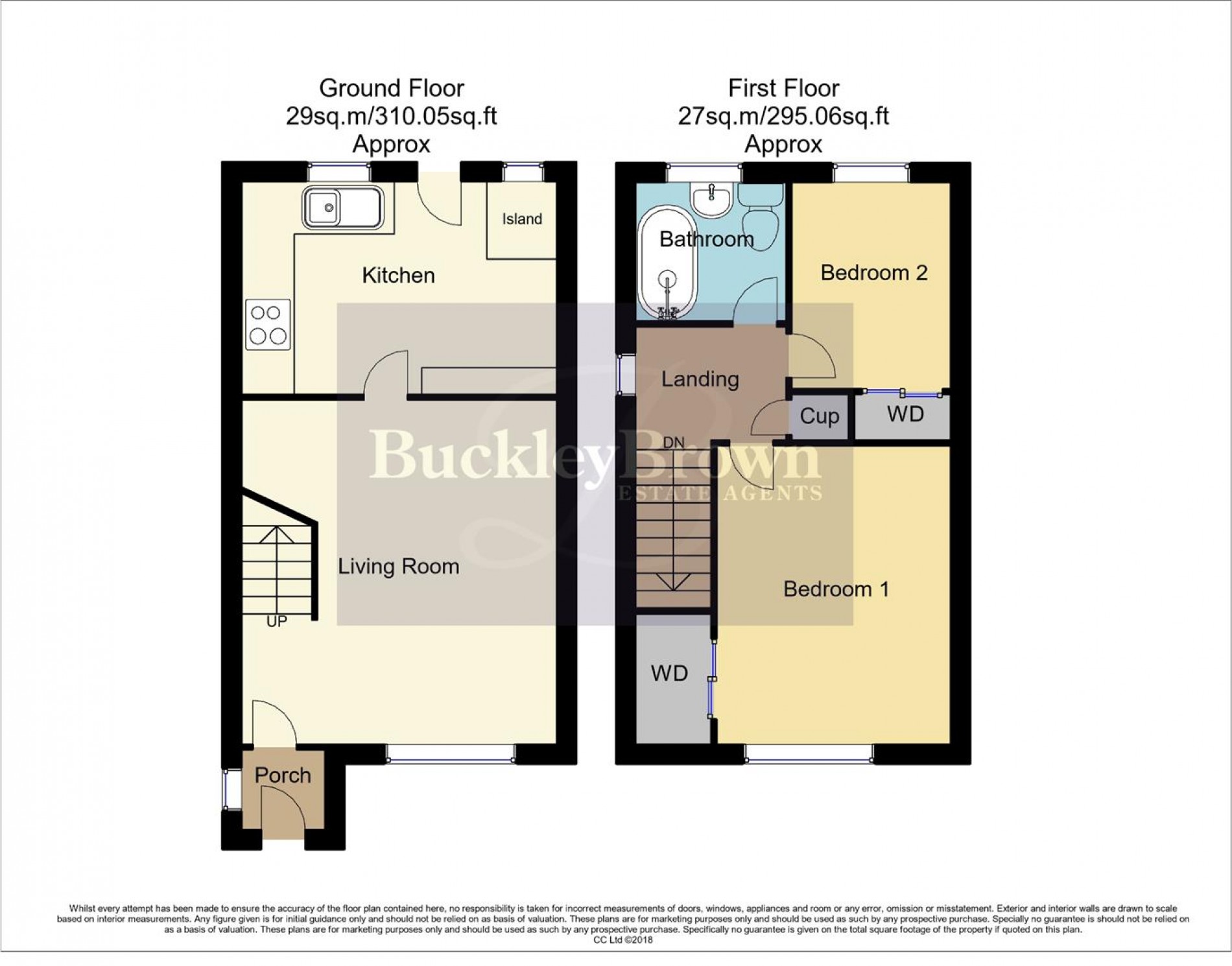 Floorplan for Dalvey Way, New Whittington, Chesterfield