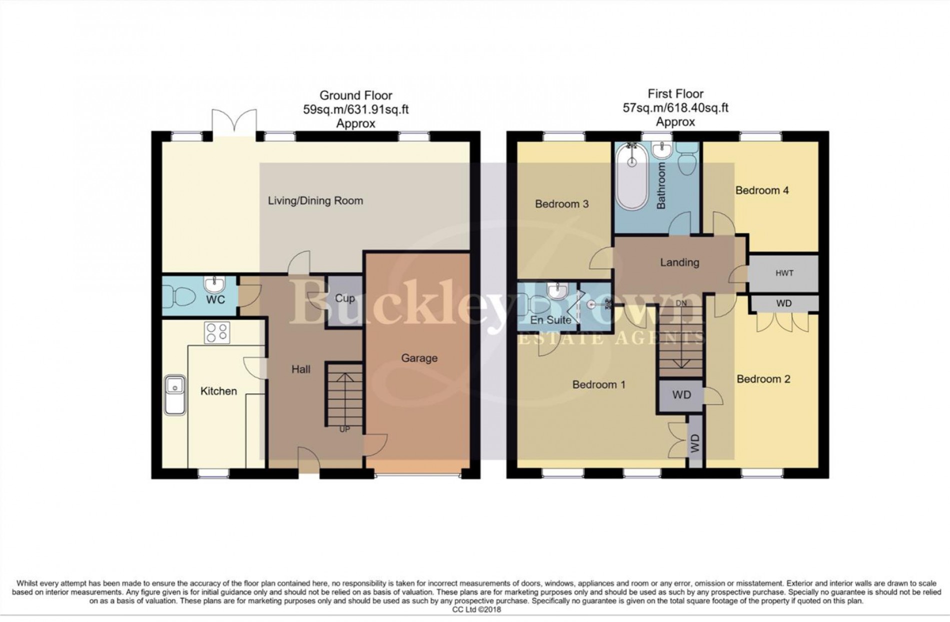Floorplan for Woodlark Close, Rainworth, Mansfield
