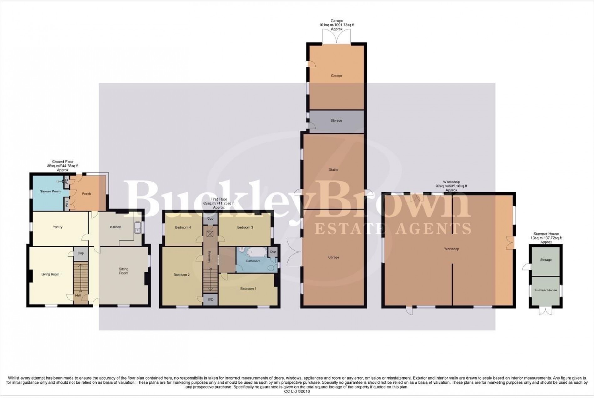 Floorplan for Main Street, Kneesall, Newark