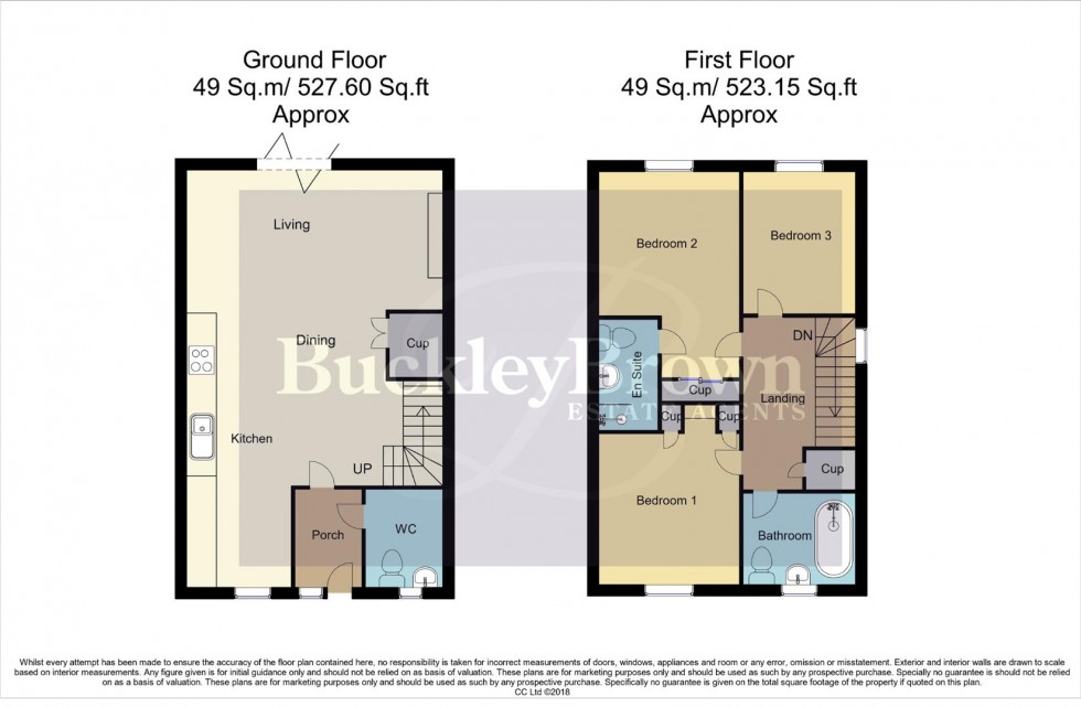 Floorplan for Robin Close, Ollerton, Newark