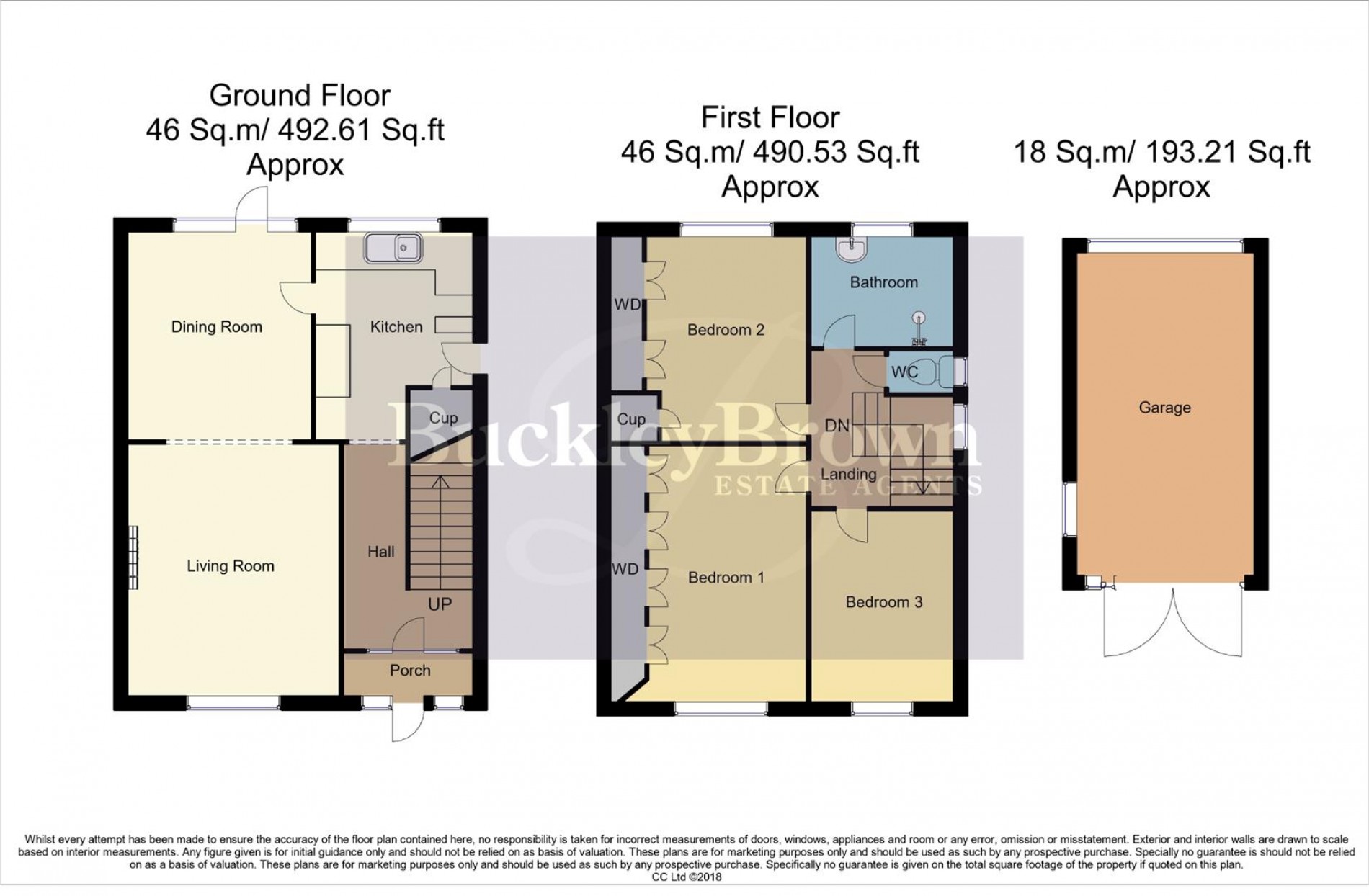 Floorplan for Melbourne Street, Mansfield Woodhouse, Mansfield