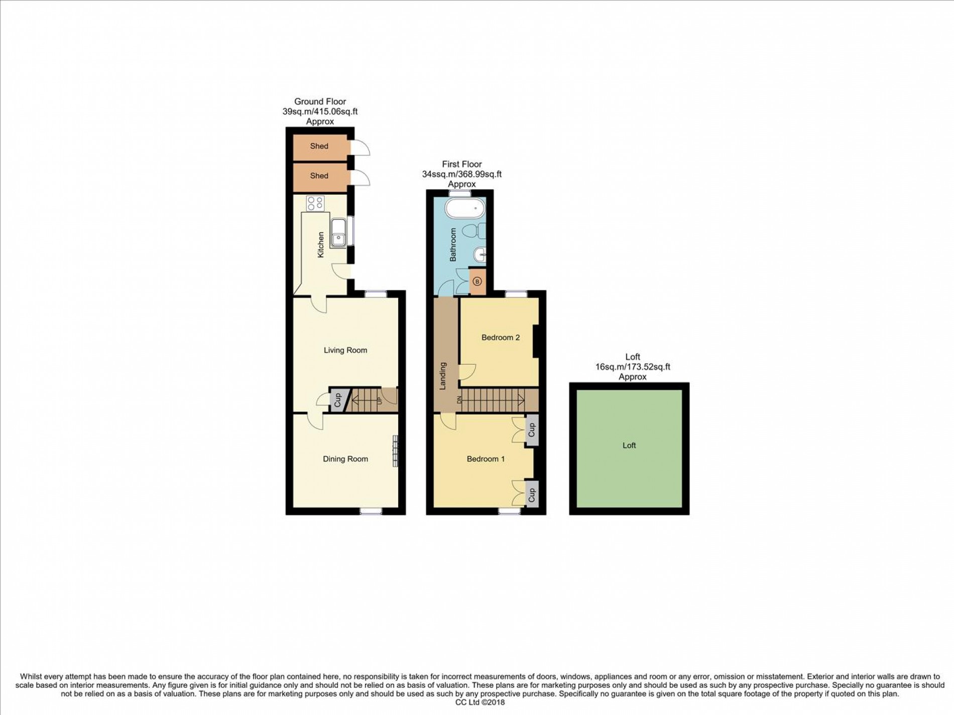 Floorplan for Moor Street, Mansfield