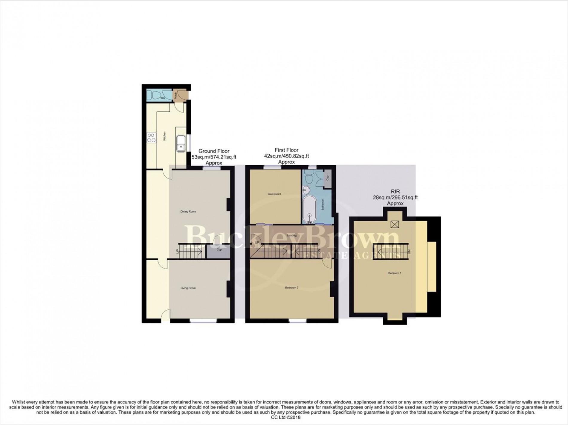 Floorplan for Park Avenue, Mansfield Woodhouse, Mansfield