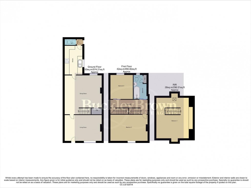Floorplan for Park Avenue, Mansfield Woodhouse, Mansfield