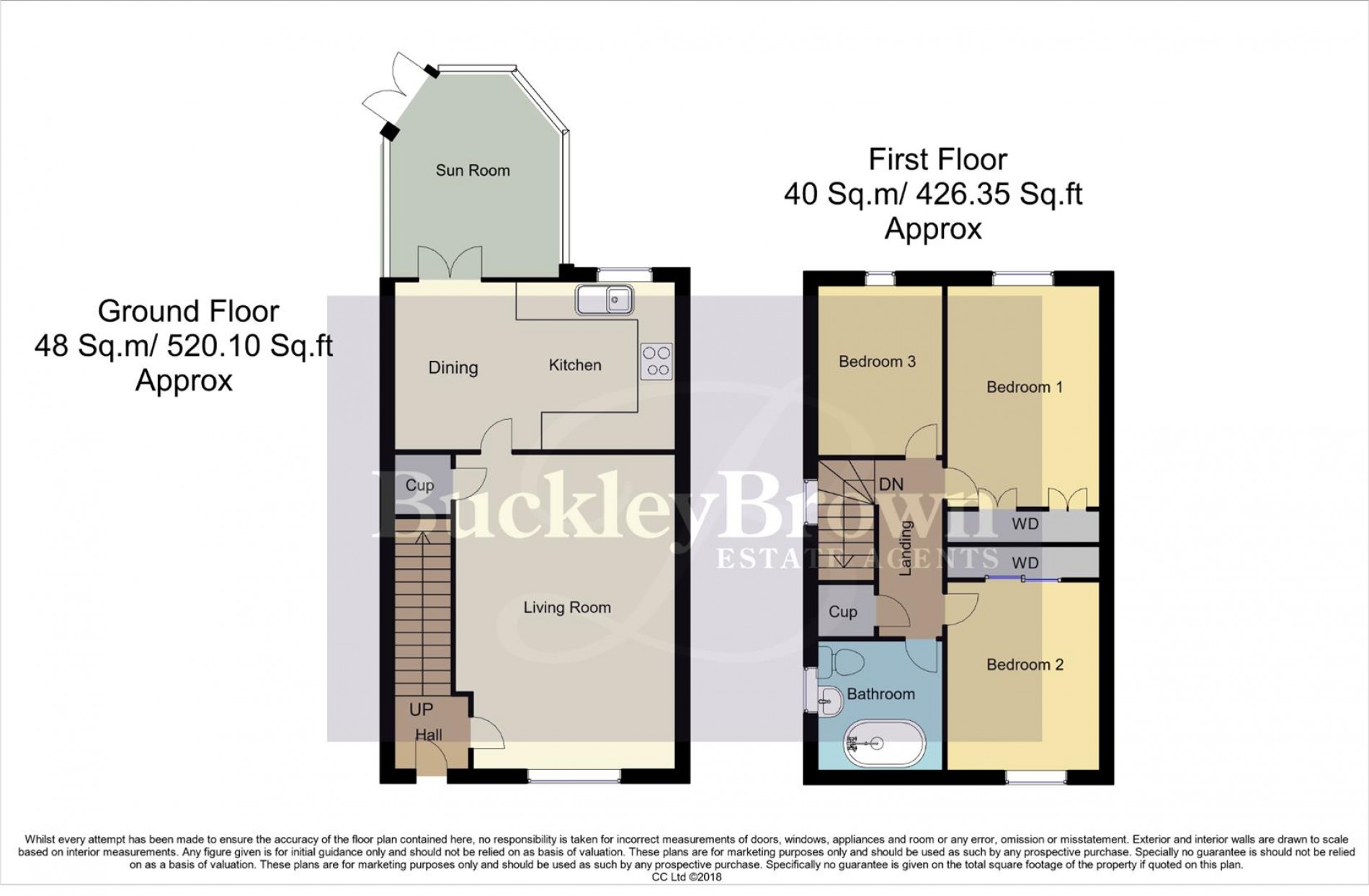 Floorplan for Horsehead Lane, Bolsover, Chesterfield