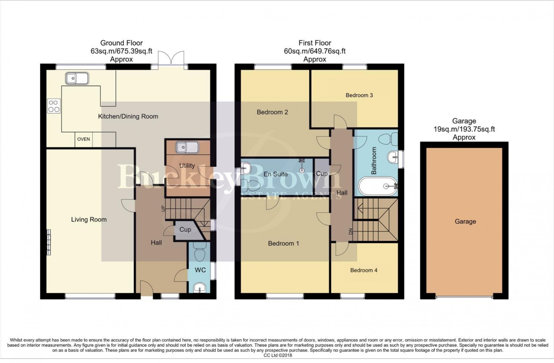 Floorplan for Michaelwood Way, Bolsover, Chesterfield