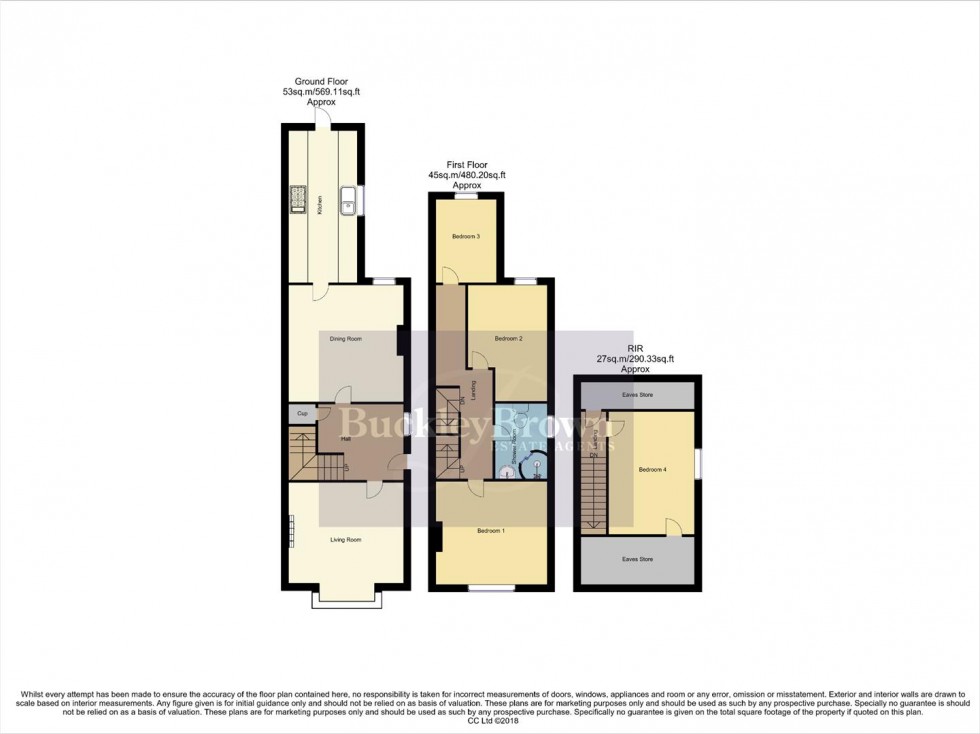 Floorplan for Murray Street, Mansfield