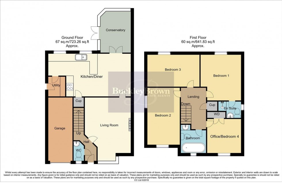 Floorplan for The Ropeway, Kirkby-In-Ashfield, Nottingham
