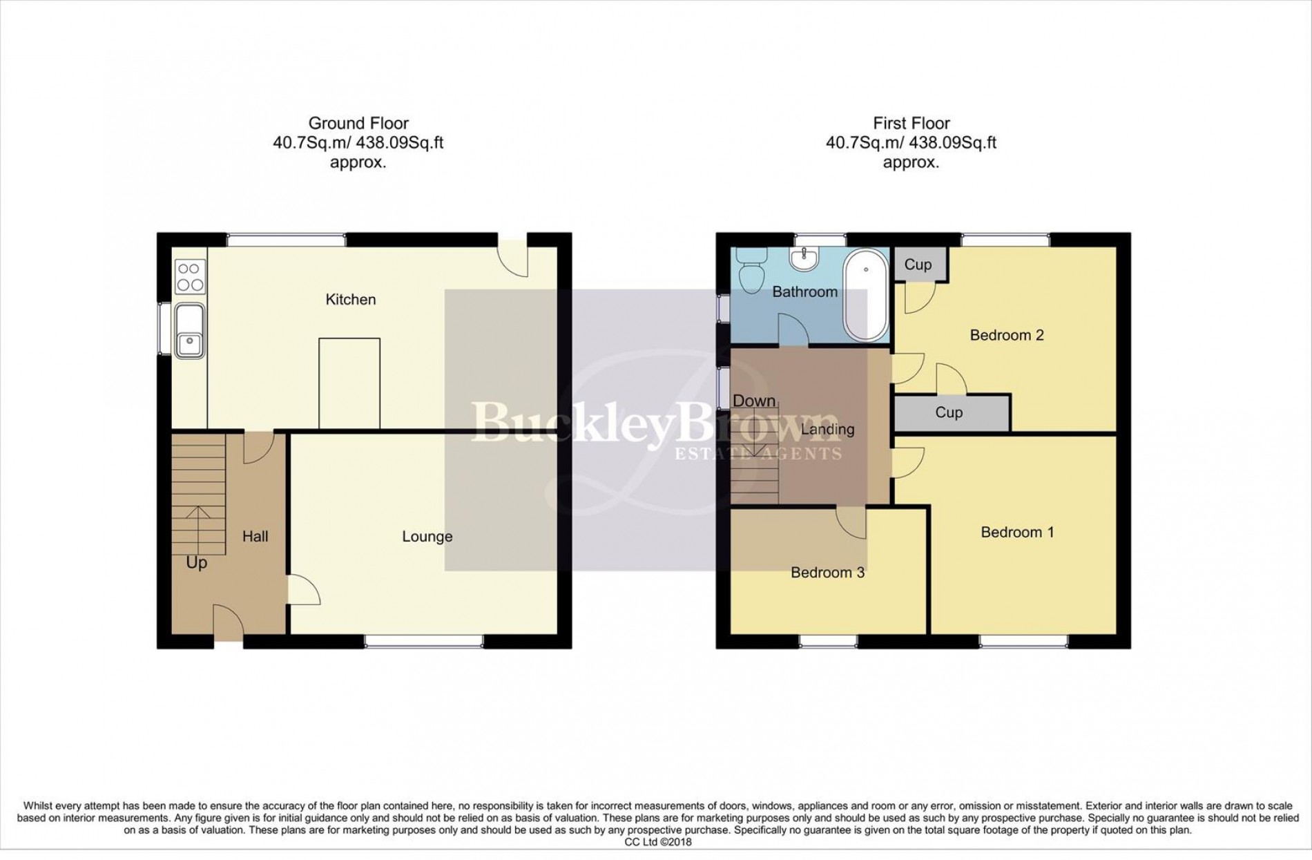 Floorplan for Petersmith Crescent, New Ollerton, Newark